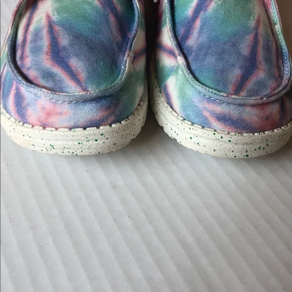 Hey Dude Women’s Wendy Shoes size 8 Rose Tie Dye - Picture 7 of 9